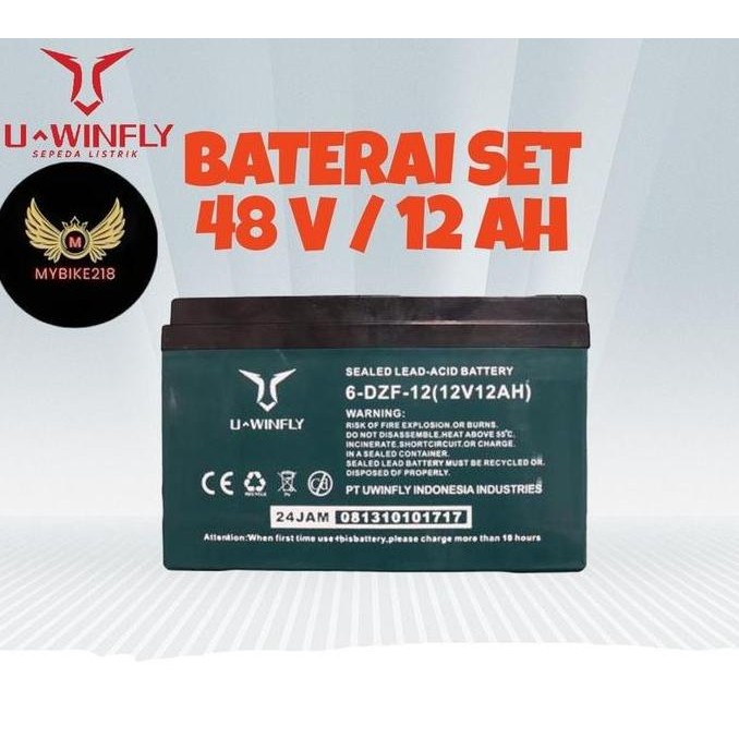 . Aki 12V Aki Sepeda Listrik Uwinfly