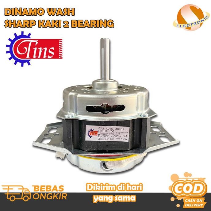 Tersedia DINAMO PENCUCI MESIN CUCI SHARP FULL AUTO 180 WATT LILITAN TEMBAGA