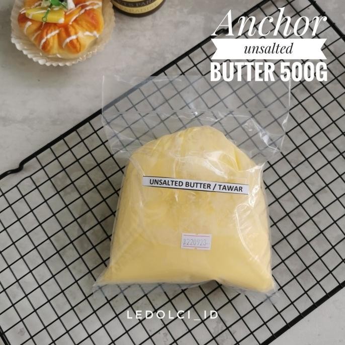 

[Ready/Spesial] Anchor Unsalted Butter Mentega Tawar 500 Gr Semua Kurir (Plastik 500G) [Terlaris&Recommended]
