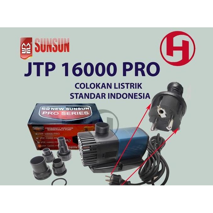 Original Sunsun Jtp 16000 Pompa Sirkulasi Aquarium Dan Kolam