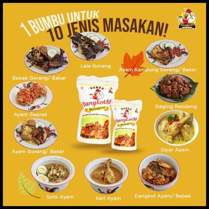 

Terlaris Bumbu Dangkot86 500Gr Serbaguna Good Quality