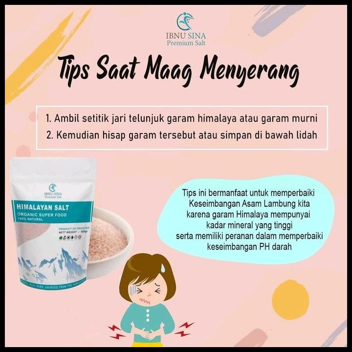 

Terlaris (Asli)Garam Himalaya Ibnu Sina 500Gr Original Himalayan Pink Salt Pure Super Fine Natural Organic Premium Himalayan Salt 500 Gram Bahan Masakan Good Quality