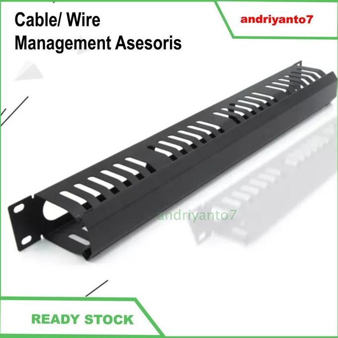 

Cable/ Wire Management Asesoris Jalur Kabel Rak Server