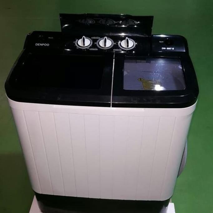 Tersedia DENPOO DW-8907B MESIN CUCI 2 TABUNG DW8907B