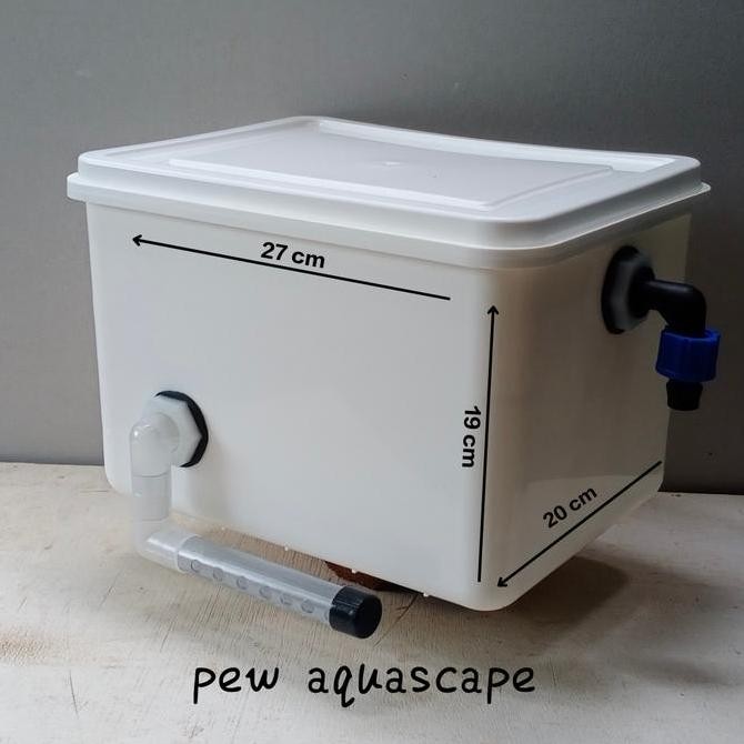 Ember Filter Kolam Ikan Box Filter Kolam Koi Aquarium Media Filter