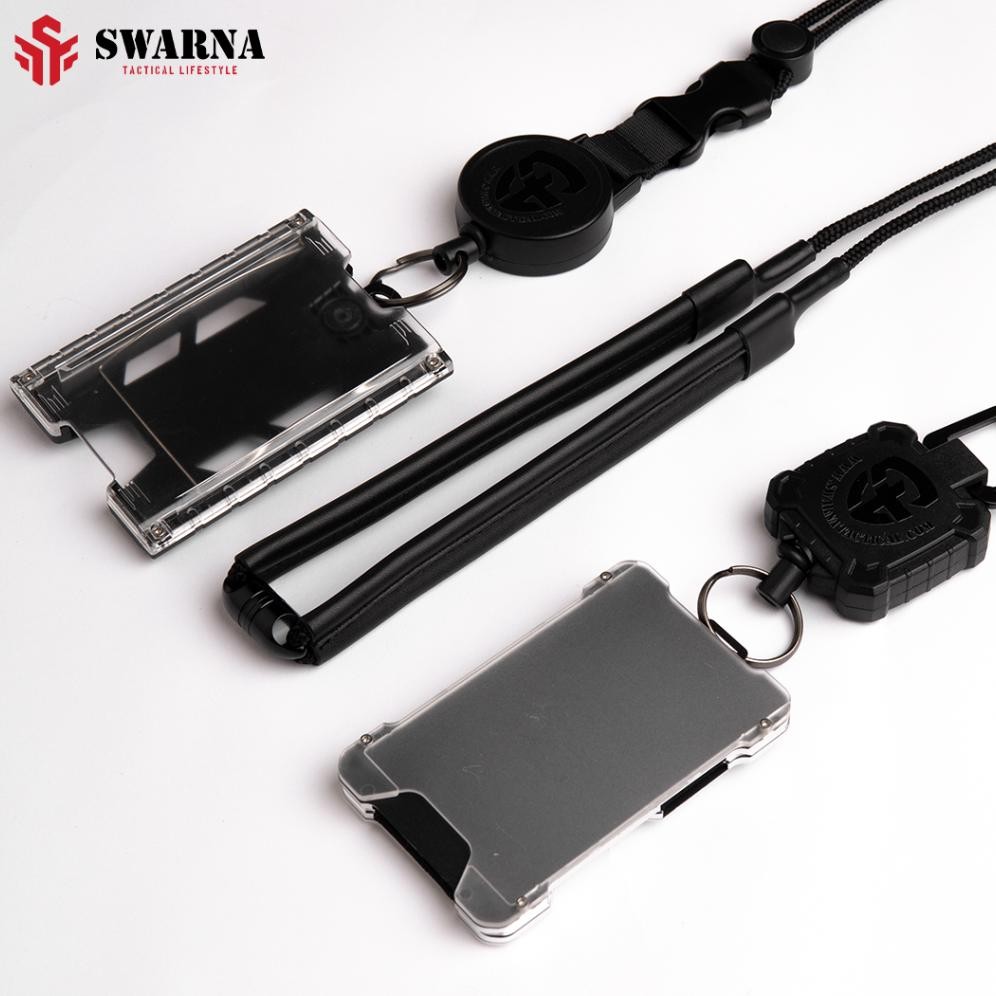 

LINDU Lanyard Tali Paragon - Lanyard Tactical - Lanyard ID Guard - Name Tag - Swarna Tactical