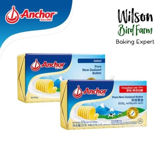 

[Ready/Spesial] Anchor Pats Salted Dan Unsalted Butter 40 X 227 Gram [Terlaris&Recommended]