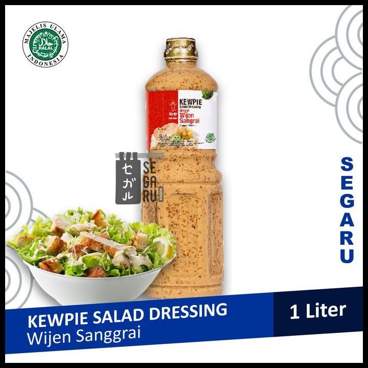 

Terlaris Kewpie Salad Dressing Roasted Sesame Wijen Sangrai 1 Liter Good Quality