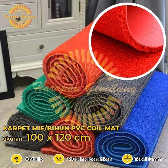 KESET PVC MIE/KESET BIHUN POLOS TEBAL 15MM UKURAN 100 X 120 (METERAN)