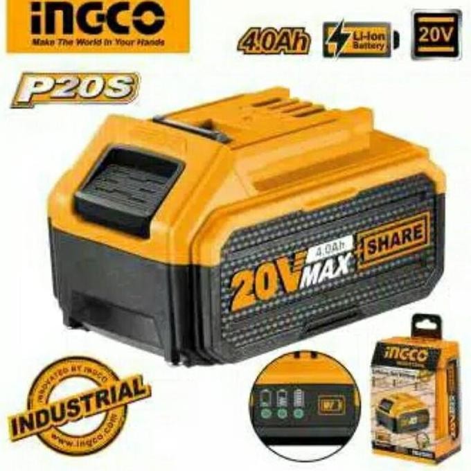 INGCO BATTERY BATERAI POWER TOOLS INGCO P20S 20V Li-Ion BATTERY INGCO