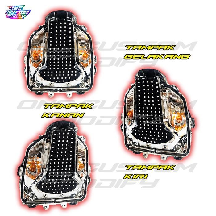 Stoplamp Running Sonic 150R Lampu Rem Led Belakang 8 & 10 Mode Variasi Motor One Custom Modify Origi