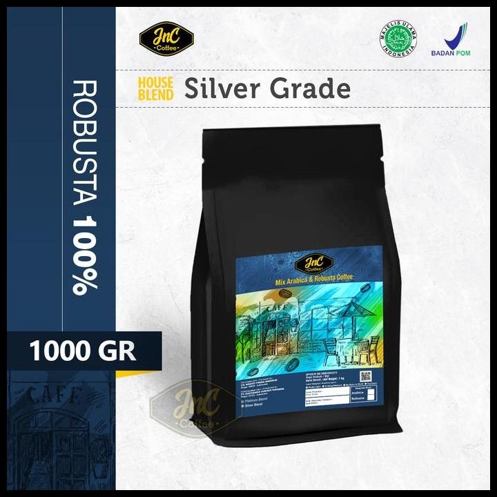 

Terlaris Jnc Silver House Blend 1 Kg 100% Robusta For Kopi Susu Espresso Good Quality