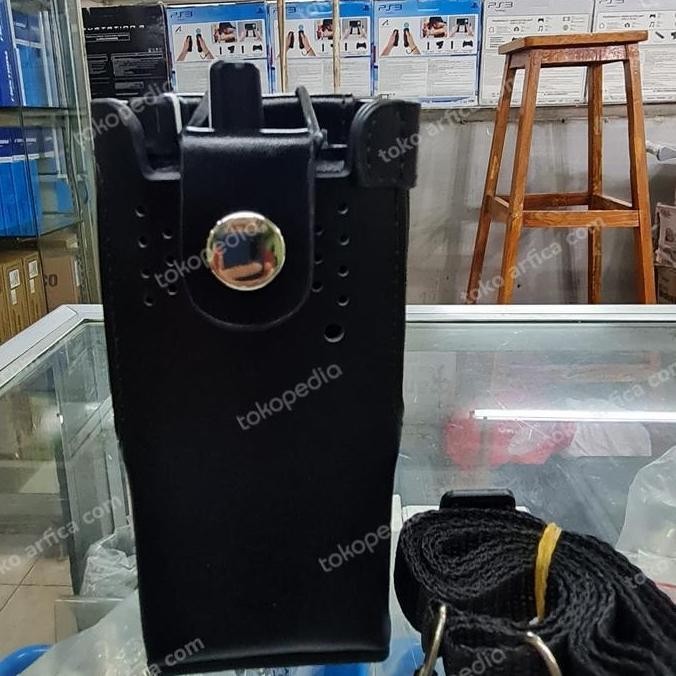 SARUNG KULIT HT MOTOROLA GP328 / ICOM V86