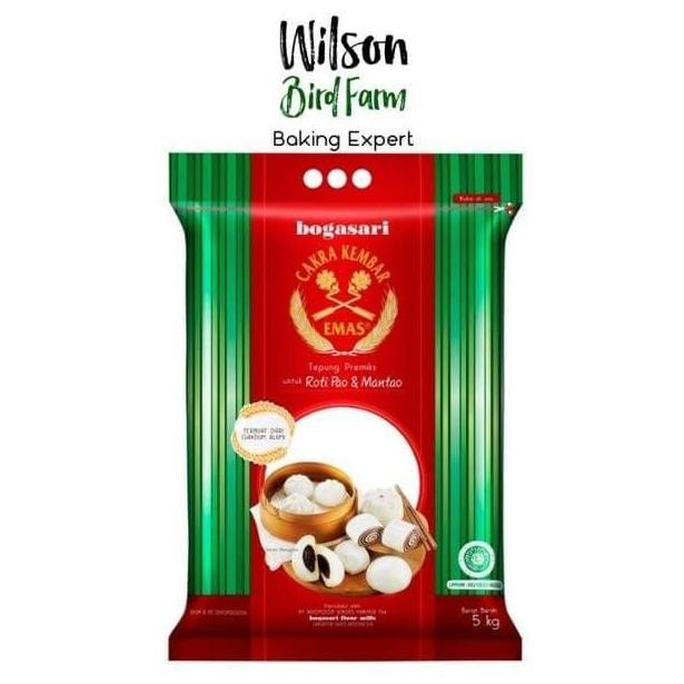 

Promo Tepung Roti Pao Mantao Bakpao Cakra Kembar Emas 5 Kg