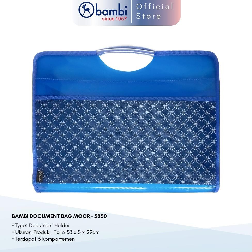 

LINDU Bambi Tas Dokumen Folio Edisi Document Holder Tipe Moor Original