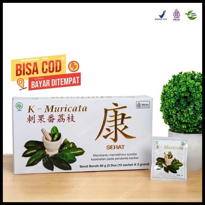 

Terlaris Teh Herbal K-Muricata / Kmuricata Original Asli Good Quality