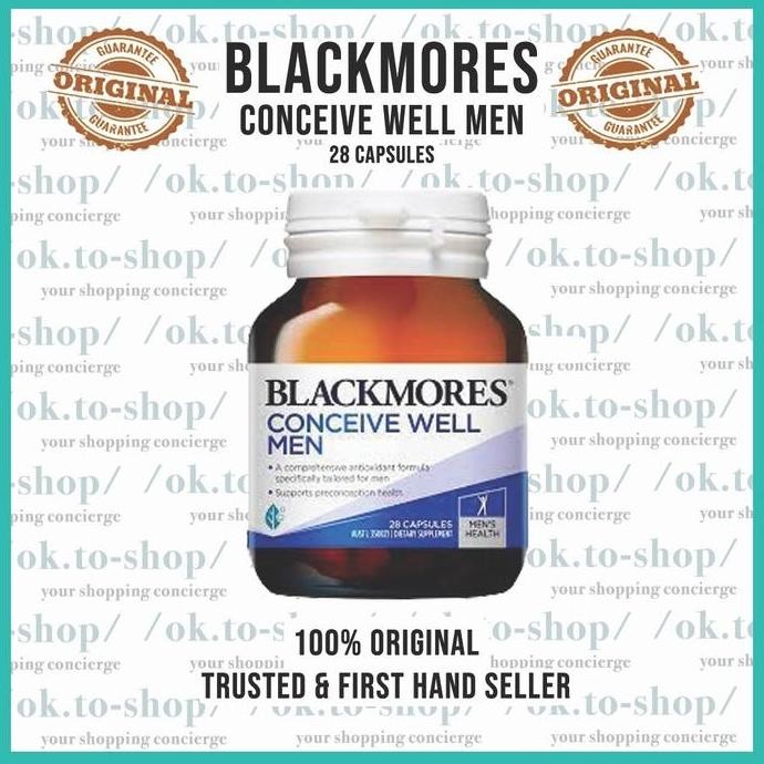 [Spesial] Blackmores Conceive Well Men 28 Tablets Ready Aussie Vitamin Pria [Rekomendasi]