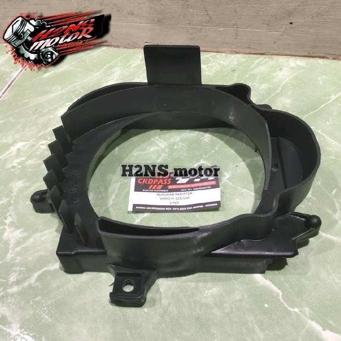 1 SET DUDUKAN RADIATOR + COVER RADIATOR MOTOR VARIO 125 FI OLD 2012-2014 BOHLAM SUPER OLD MOTORCYCLE