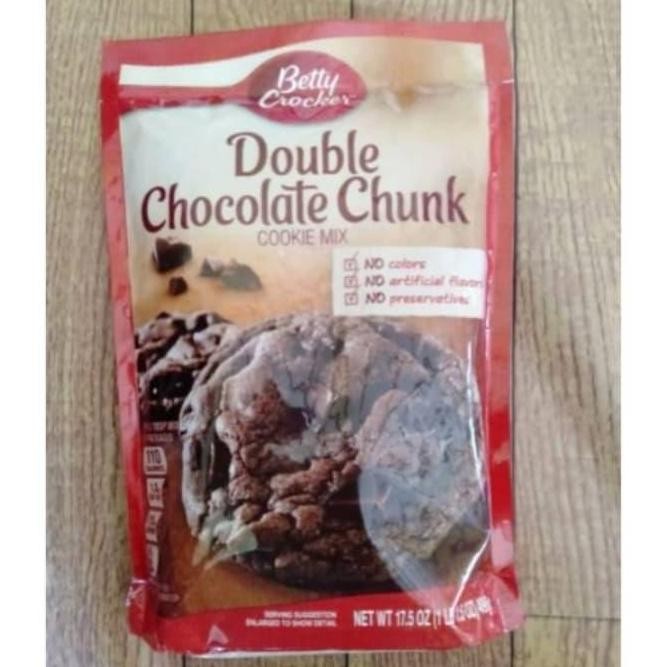 

Promo Betty Crocker Double Chocolate Chunk 496Gr Tepung Siap Saji