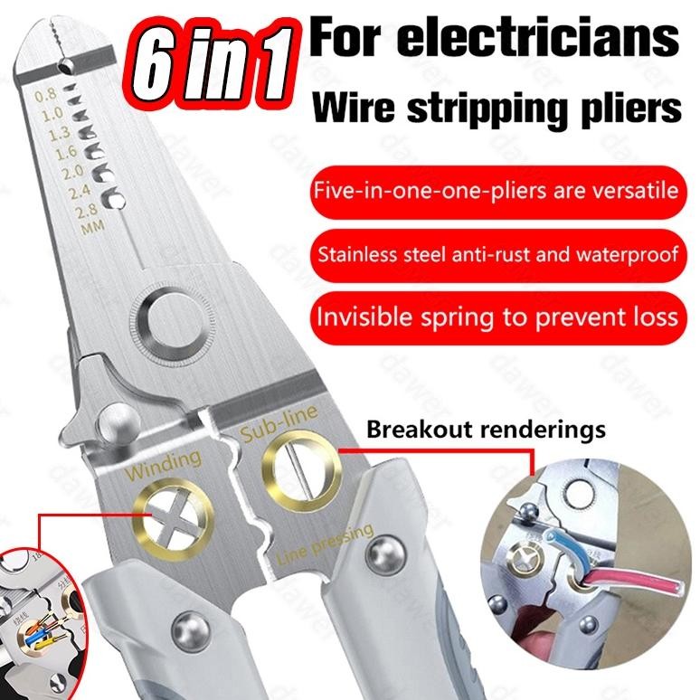 Tang MultifungsiTang Serbaguna MultifungsiTang Kupas KabelTang Potong Kabel Listrik