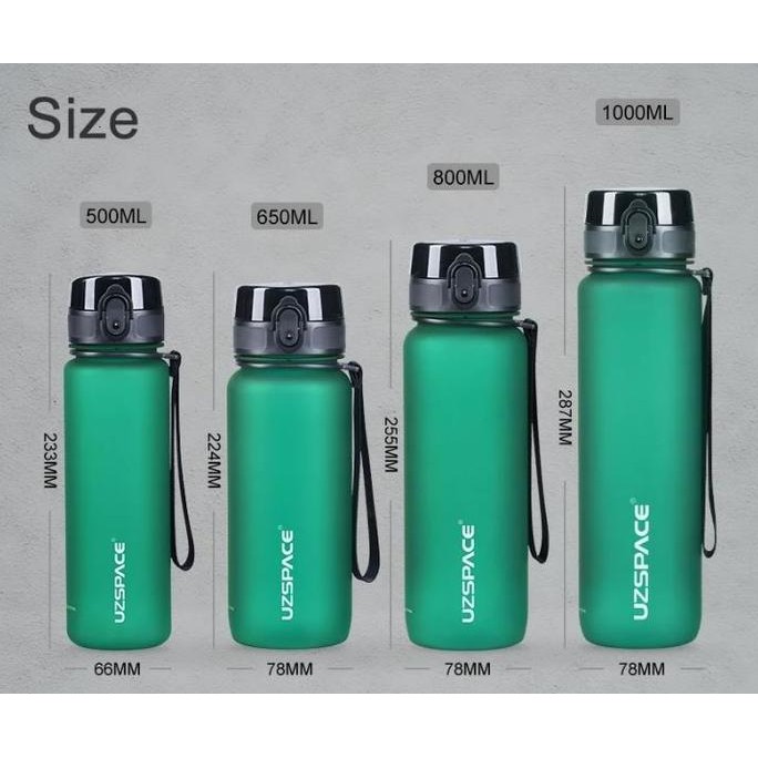 Uzspace Botol Air Minum Olahraga Frosted Bottle Drinking Water Bottle Best