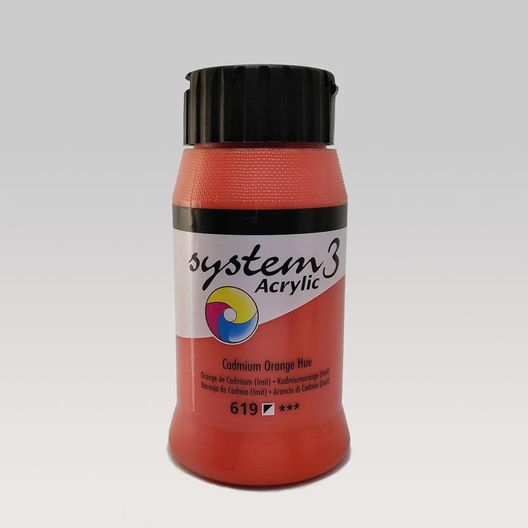 

LINDU Daler Rowney System3 Or 500ml Orange & Yellow Series