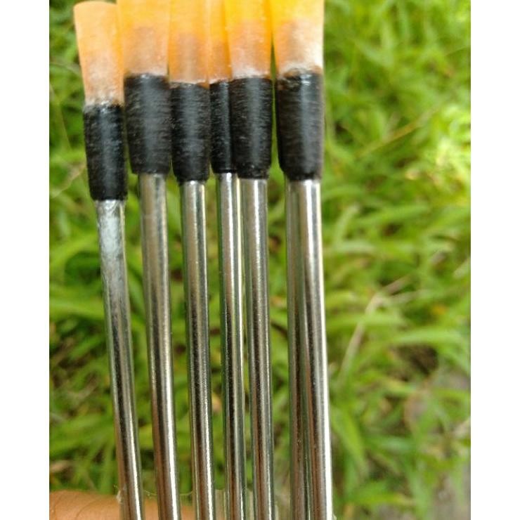 Tusuk Sate Stainless Anti Karat Aman Dipakai Panjang 15Cm Dan 17 Cm 45Mm 5Pcs