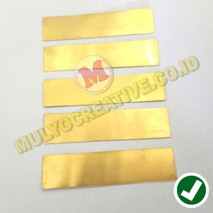 

Plat Name Tag Persegi Polos Bahan Logam Kuningan untuk Nama Dada