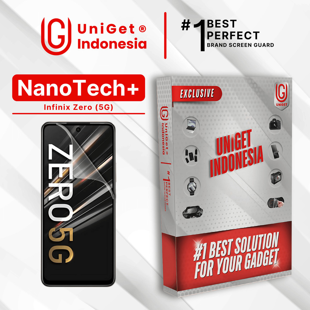 UniGet EPU BIO GENESIS Hydrogel for Infinix Zero 5G / Screen Guard (Nanotech+ 100% Recycle) Premium 