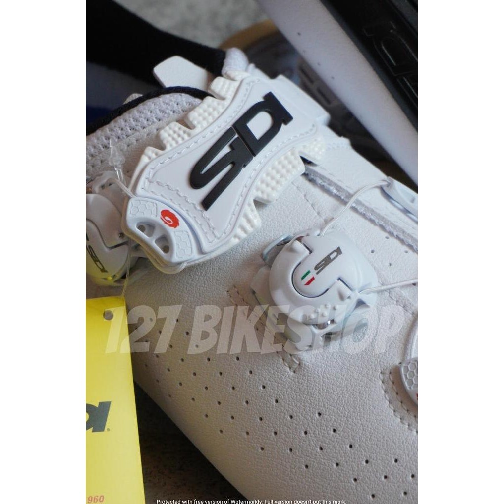 Miliki Sidi Genius 10 White Shoes Sepatu Sepeda Cleat Road Bike