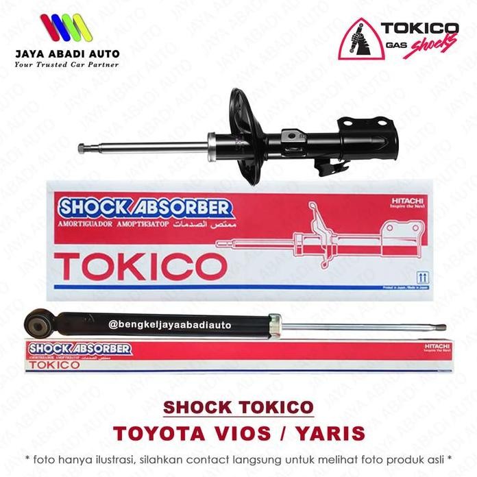 Terlaris Shock Breaker Tokico - Toyota Yaris Bakpao / Vios Gen 2 (2006-2013)