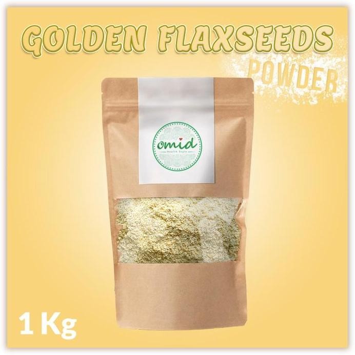 

Terlaris [ 1 Kg ] - Golden Flaxseed Powder | Tepung Biji Rami Emas