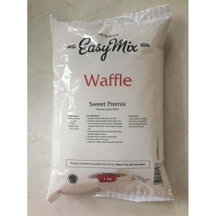 

Terlaris Sriboga Easymix Tepung Waffle Halal