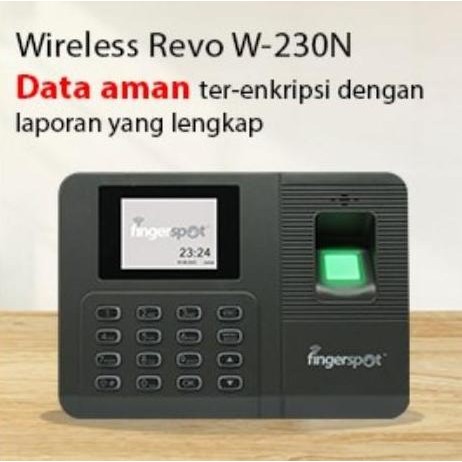 Murah Fingerspot Revo W-230N Mesin Absen Sidik Jari Fingerprint Wifi Online
