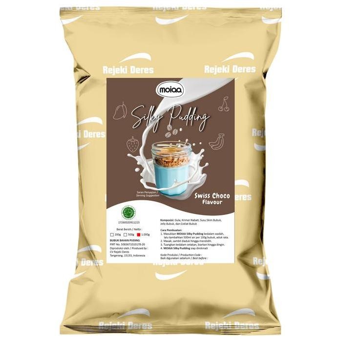 

Terlaris Premix Powder Moiaa Silky Pudding | Bubuk Bahan Puding | 1000Gram
