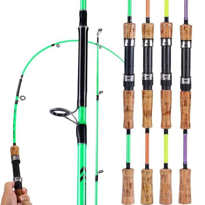 

Terlaris Sougayilang Joran Pancing 1.2/1.65M Joran Spining Pegangan Tahan Air Air Tawar Rekreasi 2 Bagian Memancing Di Luar Ruangan