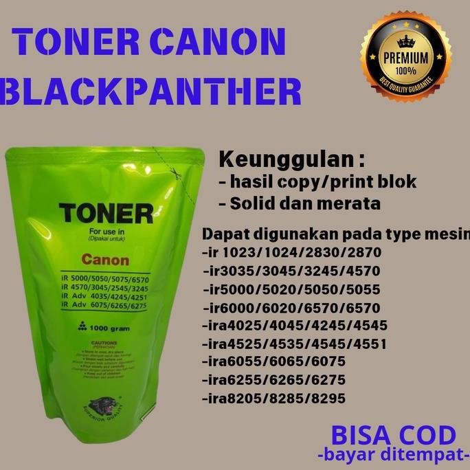 Promo Toner Canon Blackpanther Original/Tinta Mesin Fotocopy