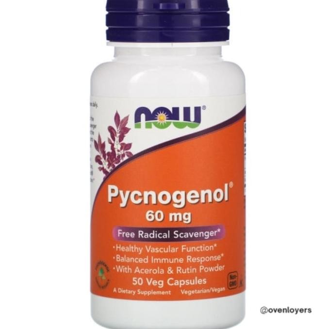 Now Pycnogenol 60 Mg 50 Capsules