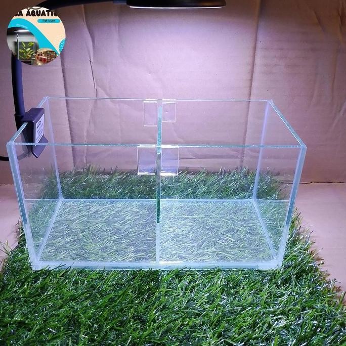 Terlaris Aquarium Mini / Aquarium Cupang / Soliter Cupang / Aquarium Sekat