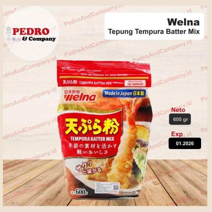 

Terlaris Welna - Tempura Batter Mix/ Tepung Jepang Untuk Tempura (600 Gr)