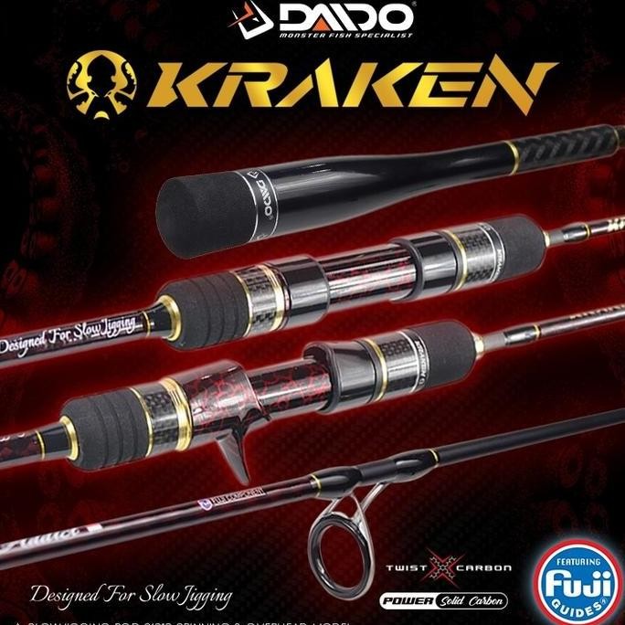 

Terlaris Joran Daido Kraken Solid Carbon Slow Jigging