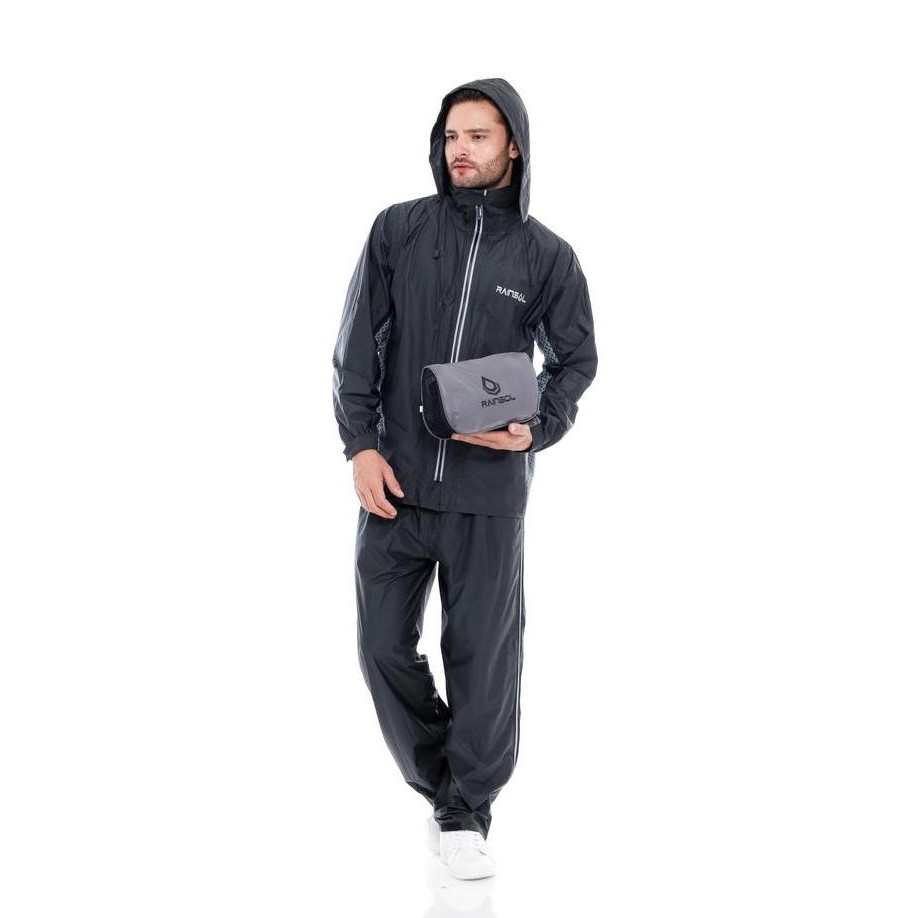 ready Rainsol Agile v1 | Jas Hujan Motor Dewasa | Double Sleting