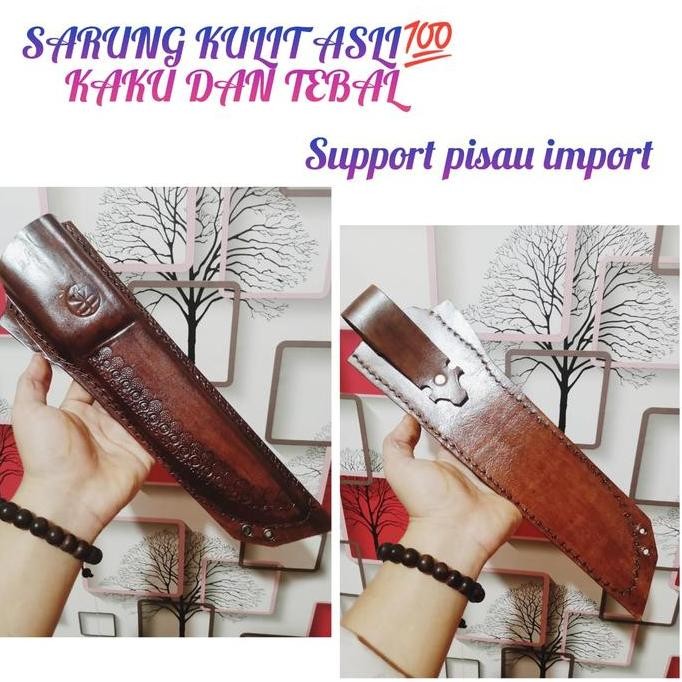 

Terlaris Sarung Pisau Kulit Sapi Asli Impor Model Bilah Lurus Murah