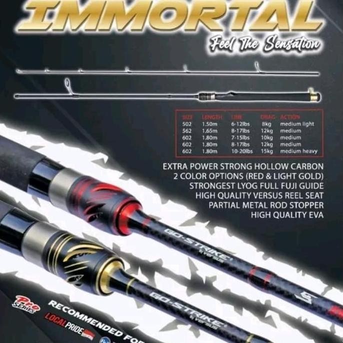 

Terlaris Joran Versus Go Strike Imortal