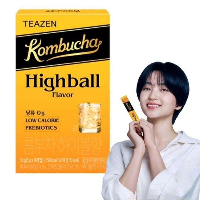 

Teazen Kombucha Highball Flavor Tea Teh Prebiotics / Teazen