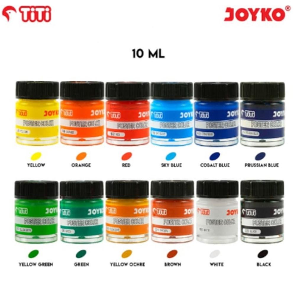 

KA [SET] Cat Poster / Poster Colors 12 Warna Botol - Joyko MURAH
