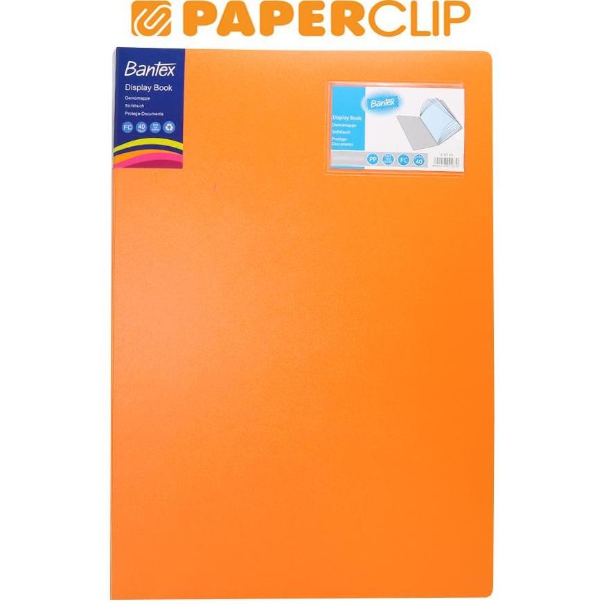 

LINDU DISPLAY BOOKS / CLEAR HOLDER BANTEX 3185 FOLIO 40 64 MANGO