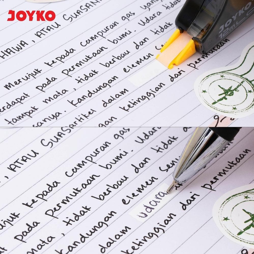 

JOYKO Correction Tape 1 Pack CT-522 Isi 12 Pcs