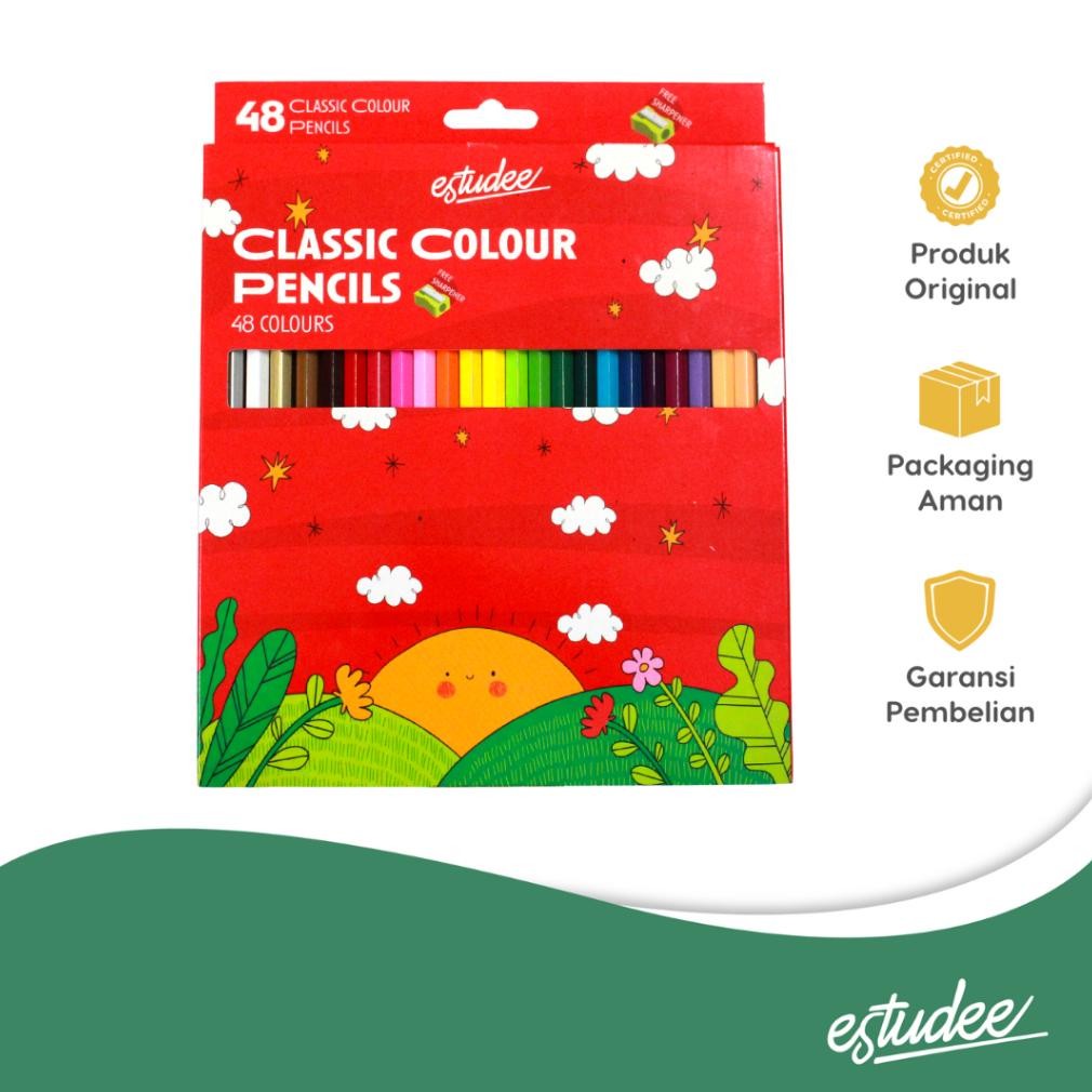 

LINDU ESTUDEE CLASSIC COLOR PENCIL 48 ES-PCL48 (PENSIL WARNA)