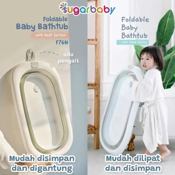 TERMURAH - (F76N) Sugarbaby Foldable Baby Bathtub / Jolang Mandi Lipat Bayi